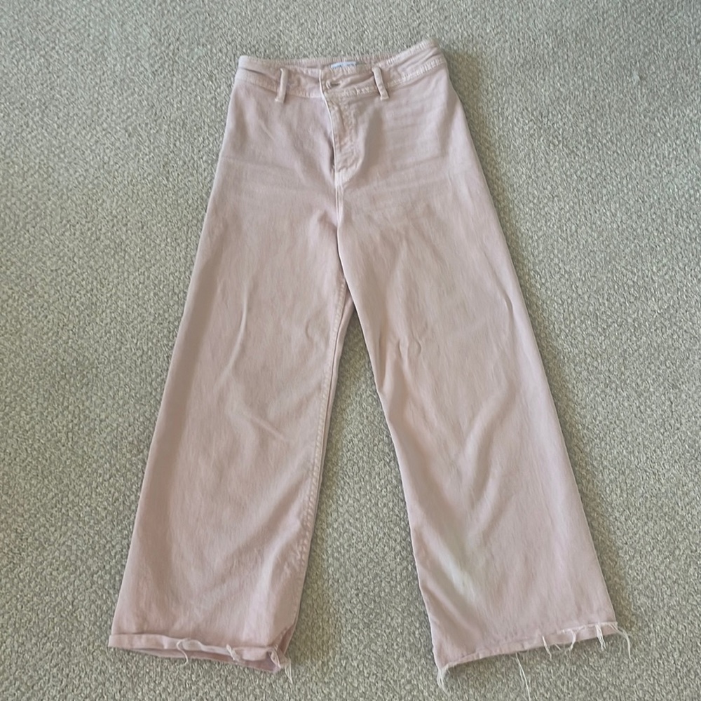 Zara Kids Pink Marine Wide Leg Jean